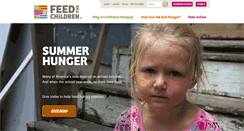 Desktop Screenshot of feedthechildren.org